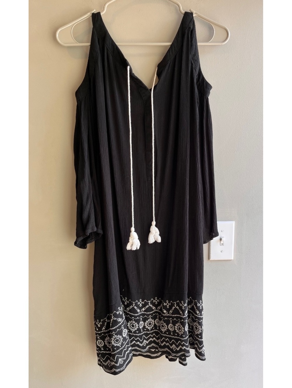 Knox Rose Boho Open Shoulder Beach Dress